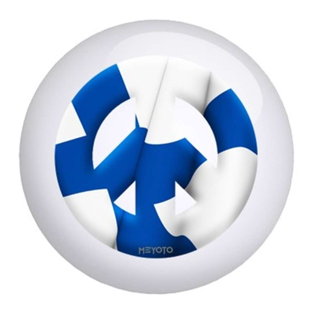 Finland Meyoto Flag Bowling Ball