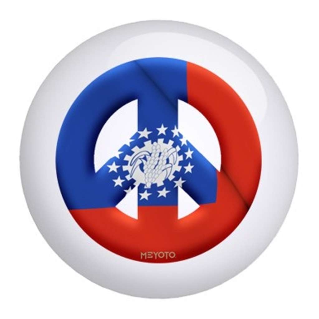 Myanmar Meyoto Flag Bowling Ball