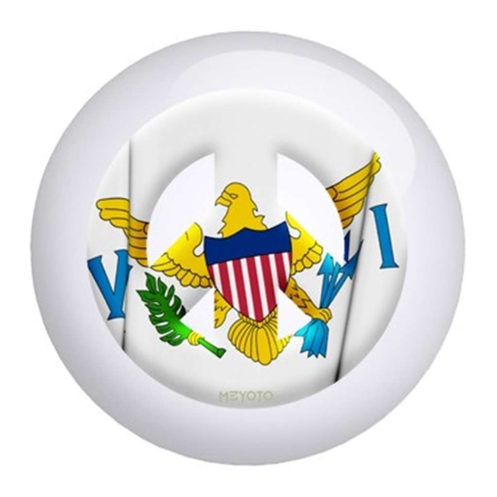 US Virgin Islands Meyoto Flag Bowling Ball